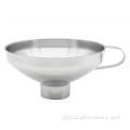 Kitchen Food Grade Width Spout Funnel With Handle